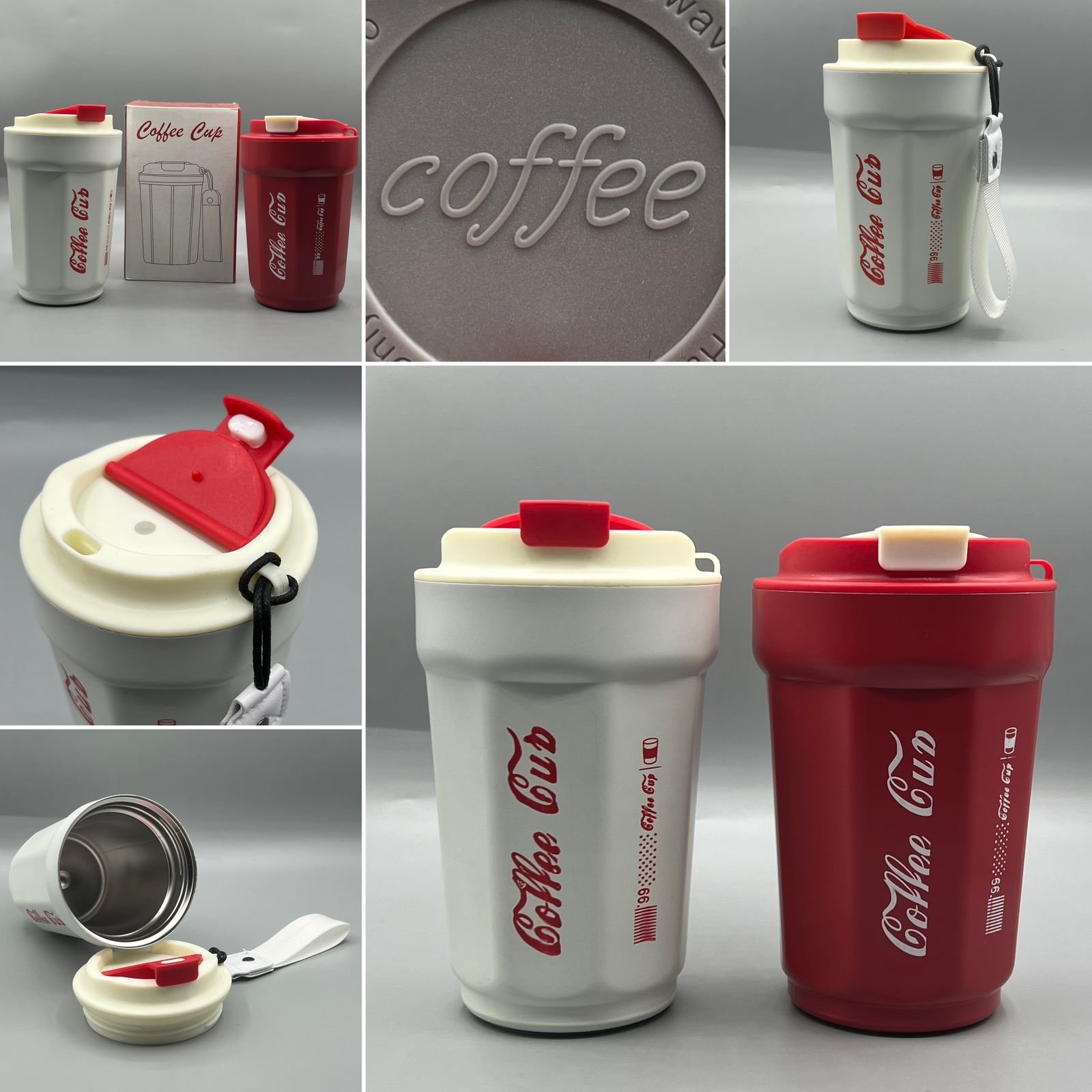 Coca Cola Shaped Insulated Coffee Mug