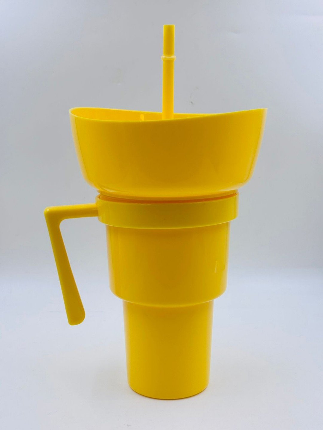 Portable Tumbler With Snacks Bowl