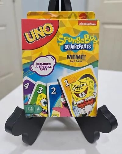 UNO CARDS SPONGE BOB